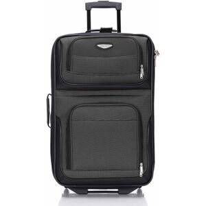 Travel Select Amsterdam 25-Inch Softside Expandable Rolling 25" Medium Gray